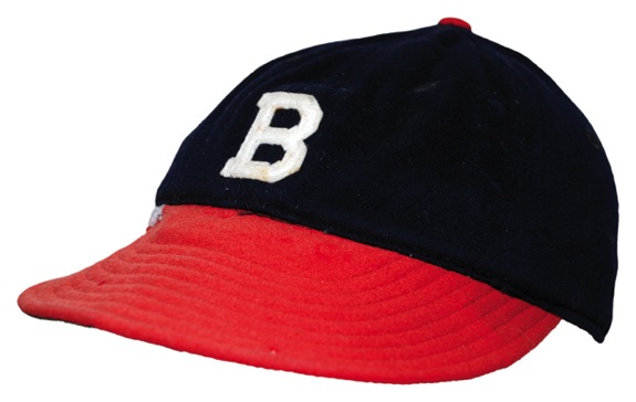 Late 1940s Charles “Red” Barrett Boston Braves Game-Used Cap & Framed 1948 Boston Braves Team Photo (2)