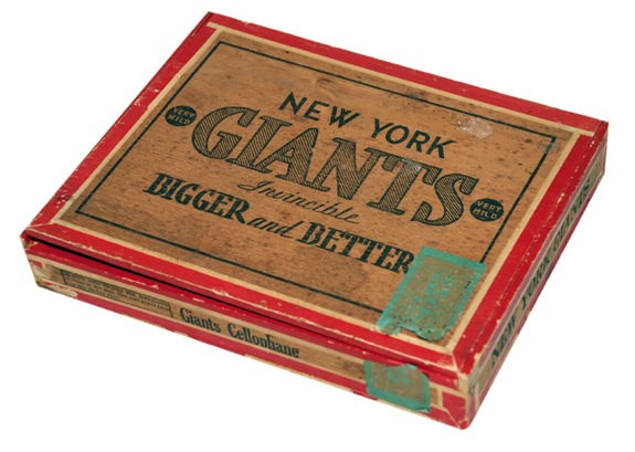 New York Giants & Al Simmons Cigar Boxes (2)