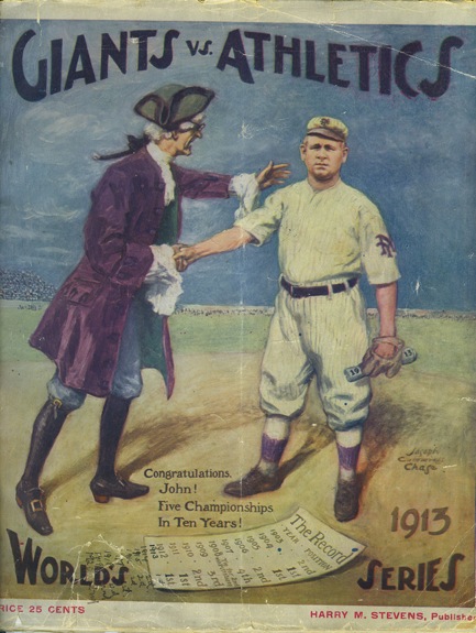 1913 World Series Program
