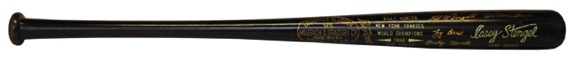 1956 NY Yankees World Champion Black Bat 