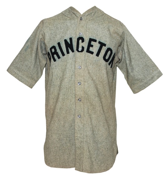 Circa 1925 Jacob Slagle Princeton Tigers Game-Used Road Jersey and Cap (2) (Very Rare)