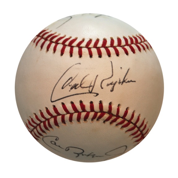 Ripken Family Autographed Baseball (JSA)