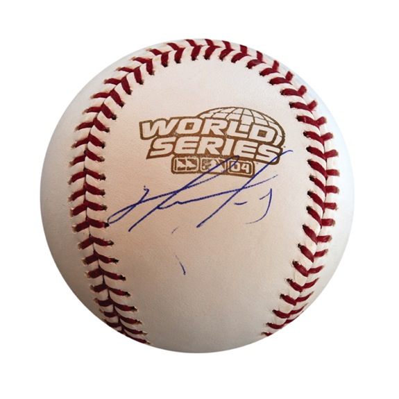 Lot of David Ortiz 2004 World Series Single Signed Baseballs (6) (JSA)