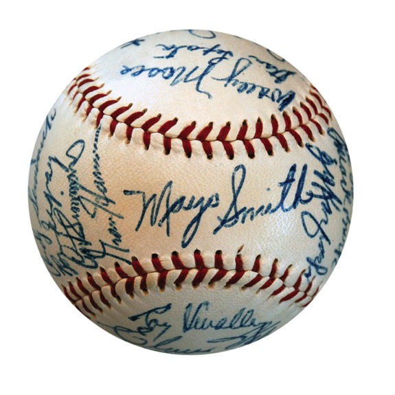 1957 Philadelphia Phillies Team Autographed Ball (JSA)