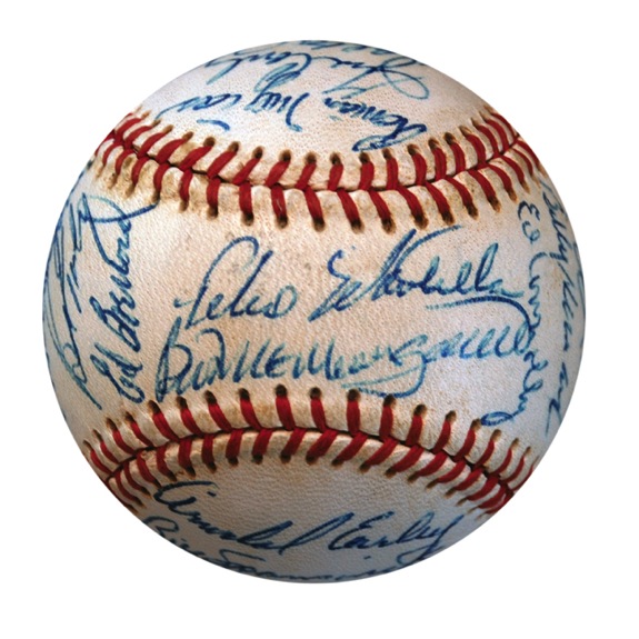 1963-64 Boston Red Sox Autographed Baseball (JSA) 