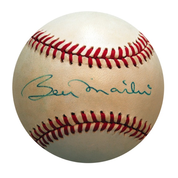 Mid-1980s Billy Martin Single Signed Baseball (JSA) 