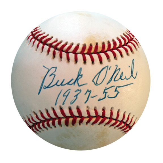Buck ONeal Single Signed Baseball (JSA) 
