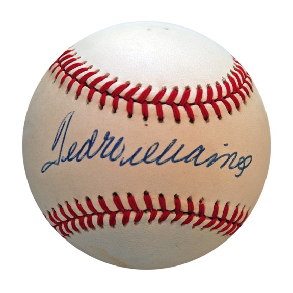 Ted Williams Single Signed Baseball (JSA) 