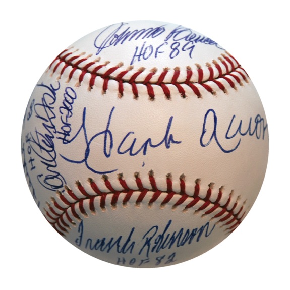 Hall Of Fame Autographed Baseball (JSA) (MLB)