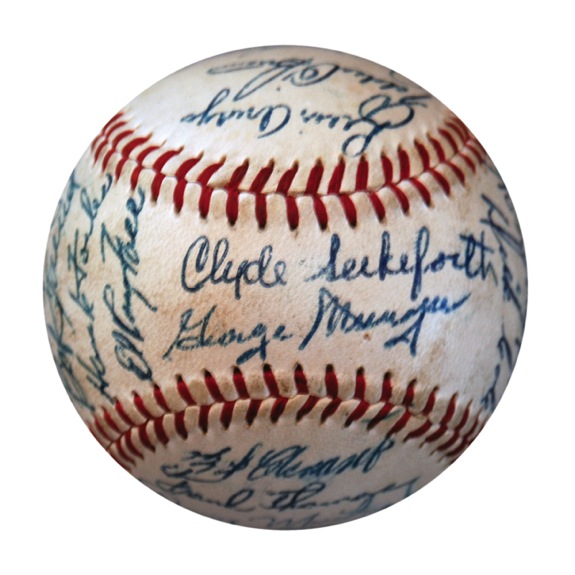 1956 Pittsburgh Pirates Autographed Baseball (JSA)