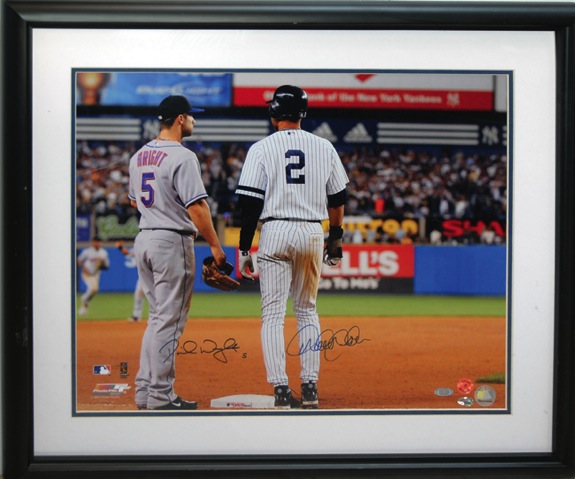 Framed & Signed Photo of Wright & Jeter (JSA) 