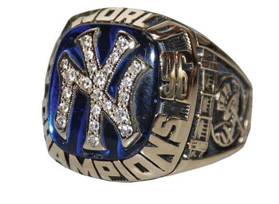 1996 Rey Quinones NY Yankees World Championship Ring With Box 