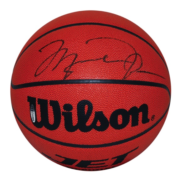 Michael Jordan Autographed Basketball (UDA) (JSA)