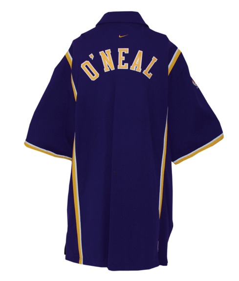 1998-1999 Shaquille ONeal Los Angeles Lakers Worn Warm-Up Jacket & Pants (2)