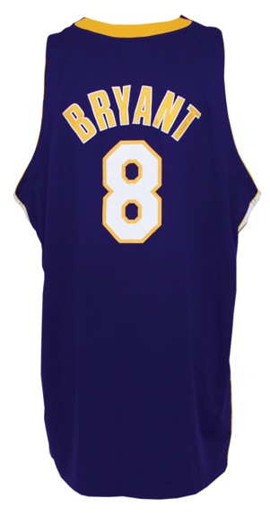 2005-2006 Kobe Bryant Los Angeles Lakers Game-Used Road Uniform (2)