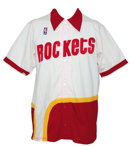 1987-1988 Buck Johnson Houston Rockets Worn Home & Road Warm-Up Jackets & Road Pants (3)