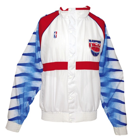 1992-1993 New Jersey Nets Game-Issued Home Warm-Up Jacket