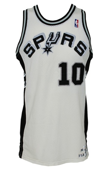 1986-1987 David Greenwood San Antonio Spurs Game-Used Home Jersey 