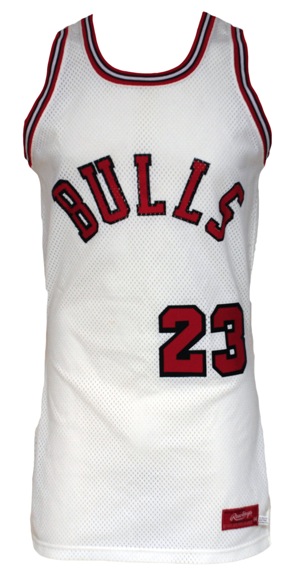 1984-1985 Michael Jordan Rookie Chicago Bulls Game-Used Home Jersey