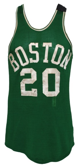 1964-1965 Larry Siegfried Boston Celtics Game-Used Road Jersey (Walter Brown Armband)