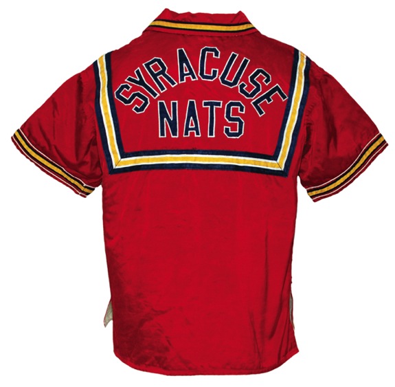 Circa 1963 Chet Walker Rookie Era Syracuse Nats Worn Warm-Up Jacket (Rare)