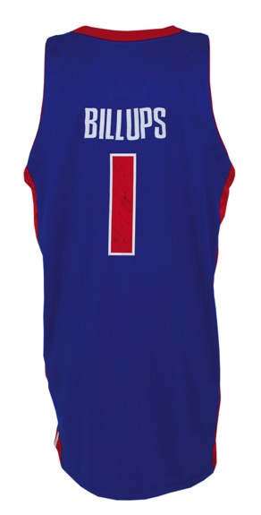 2005-2006 Chauncey Billups Detroit Pistons Game-Used & Autographed Road Jersey (JSA)