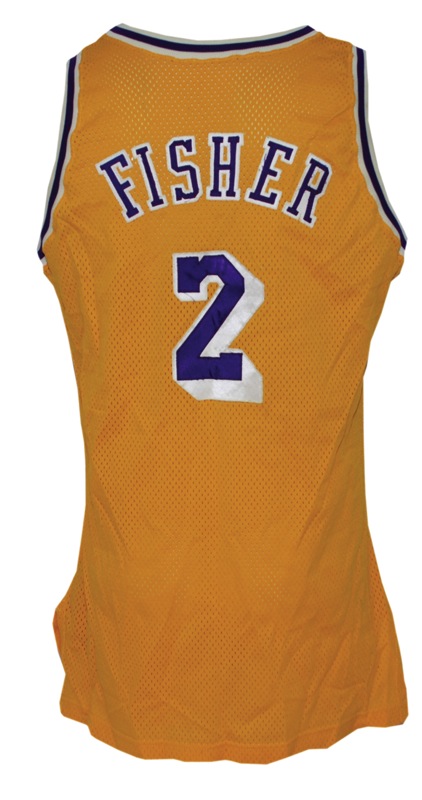 Lot Detail - 1996-1997 Derek Fisher Rookie Los Angeles Lakers Game