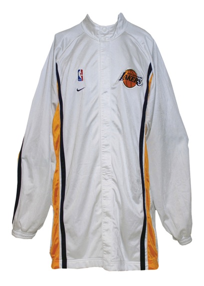 1999-2000 Kobe Bryant Los Angeles Lakers Christmas Worn Warm-Up Jacket and Pants (2)