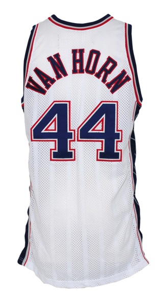 1997-1998 Keith Van Horn Rookie New Jersey Nets Game-Used Home Jersey