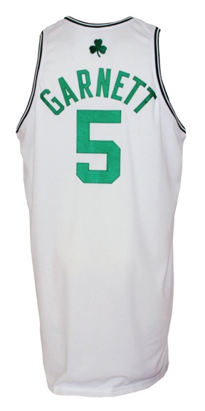 2007-2008 Kevin Garnett Boston Celtics Game-Used Home Jersey (Championship Season)