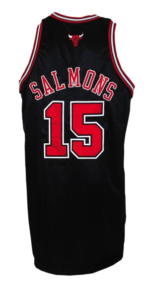2008-2009 John Salmons Chicago Bulls Game-Used Road Alternate Uniform (Bulls LOA) (Kerr/Van Lier Patch)