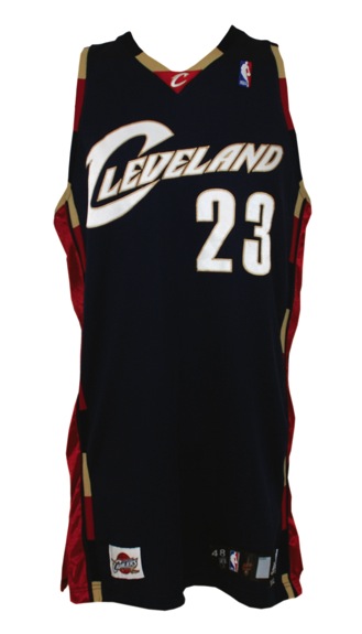 2008-2009 LeBron James Cleveland Cavaliers Game-Used Road Alternate Jersey (MVP Season) (Cavaliers Patch)