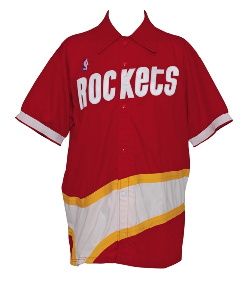1987-1988 Cedric “Cornbread” Maxwell Houston Rockets Worn & Autographed Warm-up Uniform (2) (JSA)