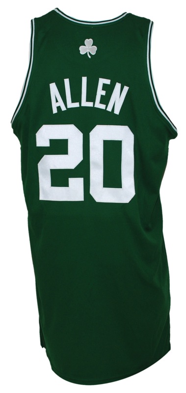 Lot Detail - 2007-2008 Ray Allen Boston Celtics Game-Used Home Jersey  (Championship Season)