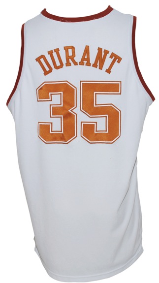 2006-2007 Kevin Durant Texas Longhorns Game-Used Home Jersey (Freshman Season)