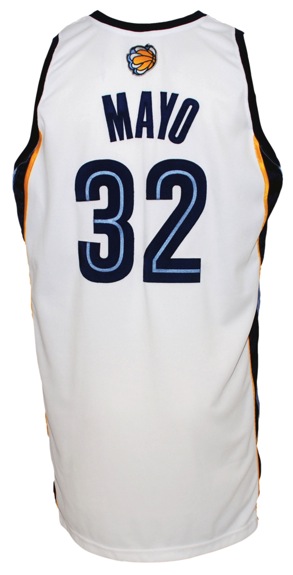 2008-2009 OJ Mayo Rookie Memphis Grizzlies Game-Used Home Jersey