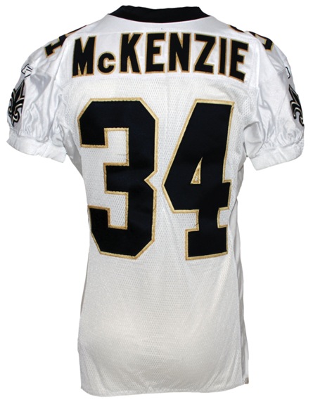11/25/2007 Mike McKenzie New Orleans Saints Game-Used Road Jersey (Provagroup) (JO Sports Co LOA) 