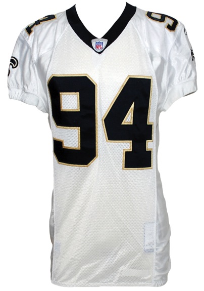 11/18/2007 Charles Grant New Orleans Saints Game-Used Road Jersey (Provagroup) (JO Sports Co LOA)