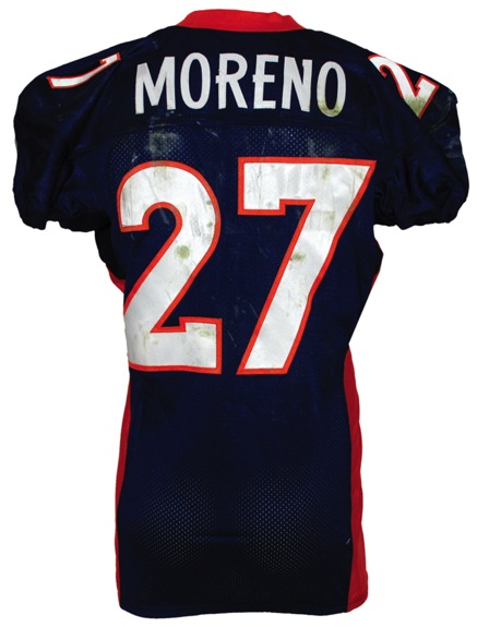 12/20/2009 Knowshon Moreno Denver Broncos Game-Used Jersey (JO Sports Co LOA) (Denver Broncos LOA)