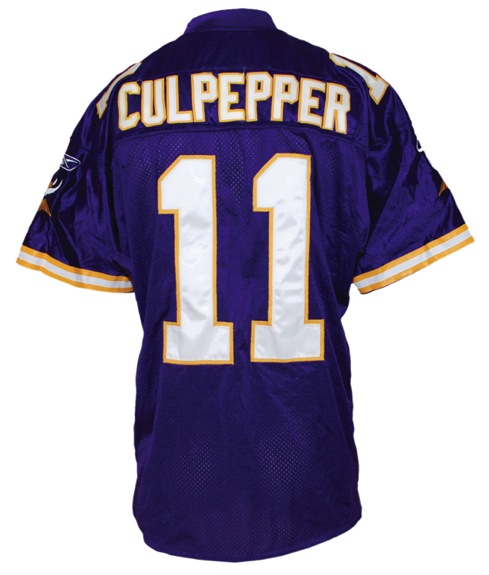 2004 Daunte Culpepper Minnesota Vikings Game-Used Home Jersey (JO Sports Co LOA)