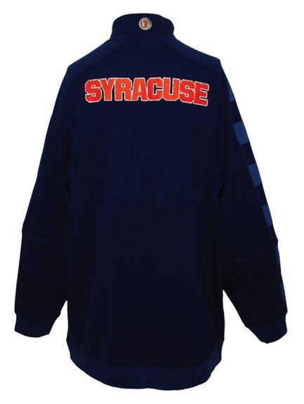 2008-2009 Johnny Flynn Syracuse Orange Worn Warm-up Jacket (Steiner LOA)