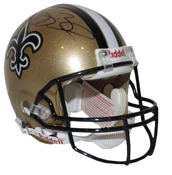 Reggie Bush New Orleans Saints Autographed Full Size Helmet (JSA)