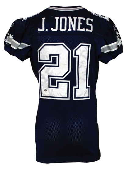 2005 Julius Jones Dallas Cowboys Game-Used Road Jersey (Provagroup) (JO Sports Co LOA)