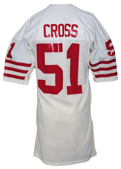 Late 1970’s Randy Cross San Francisco 49ers Game-Used Road Jersey