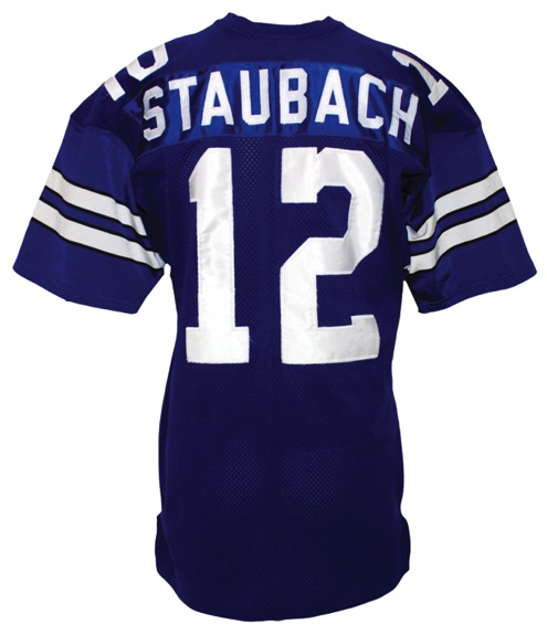 Mid 1970’S Roger Staubach Dallas Cowboys Game-Used Road Jersey (MEARS A10)