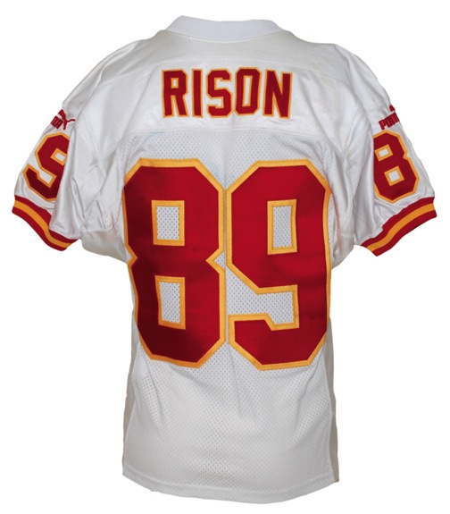 1999 Andre Rison Kansas City Chiefs Game-Used Road Jersey