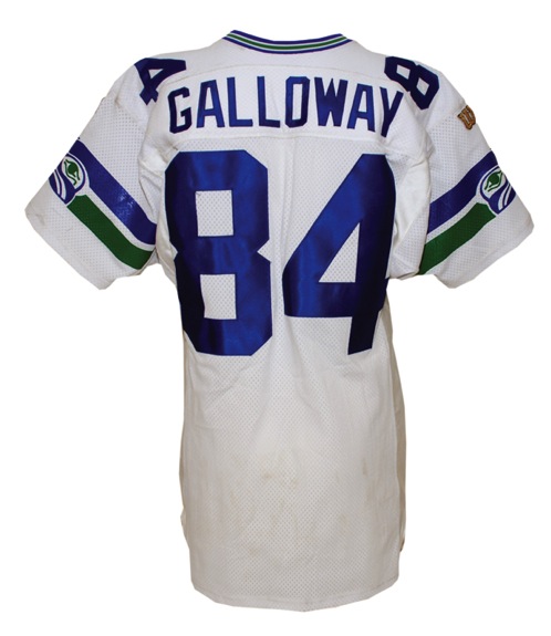 1996 Joey Galloway Seattle Seahawks Game-Used Road Jersey