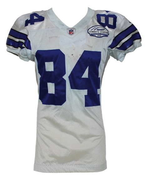 9/20/2009 Patrick Crayton Dallas Cowboys vs. Giants Game-Used Home Jersey with Inaugural Season Patch (Cowboys-Steiner LOA)