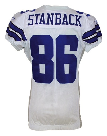 2007 Isaiah Stanback Dallas Cowboys Game-Used Home Jersey (Provagroup) (Cowboys-Steiner)