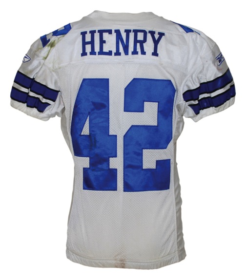 2006 Anthony Henry Dallas Cowboys Game-Used Home Jersey (Provagroup) (Cowboys-Steiner LOA)